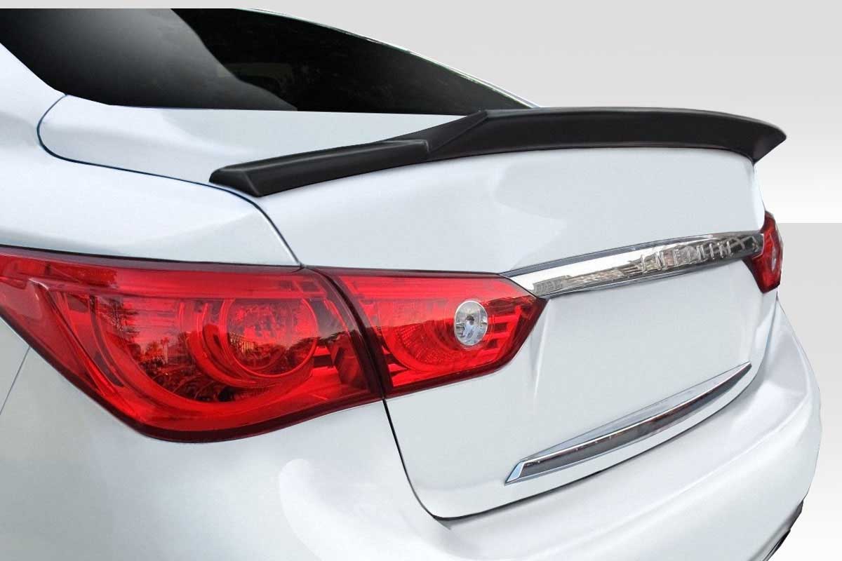 Fiberglass+ Wing Spoiler Body Kit for 2014 Infiniti Q50   - 2014-2019 Infiniti Q50 Duraflex R-Tech Wing Spoiler - 1 Piece