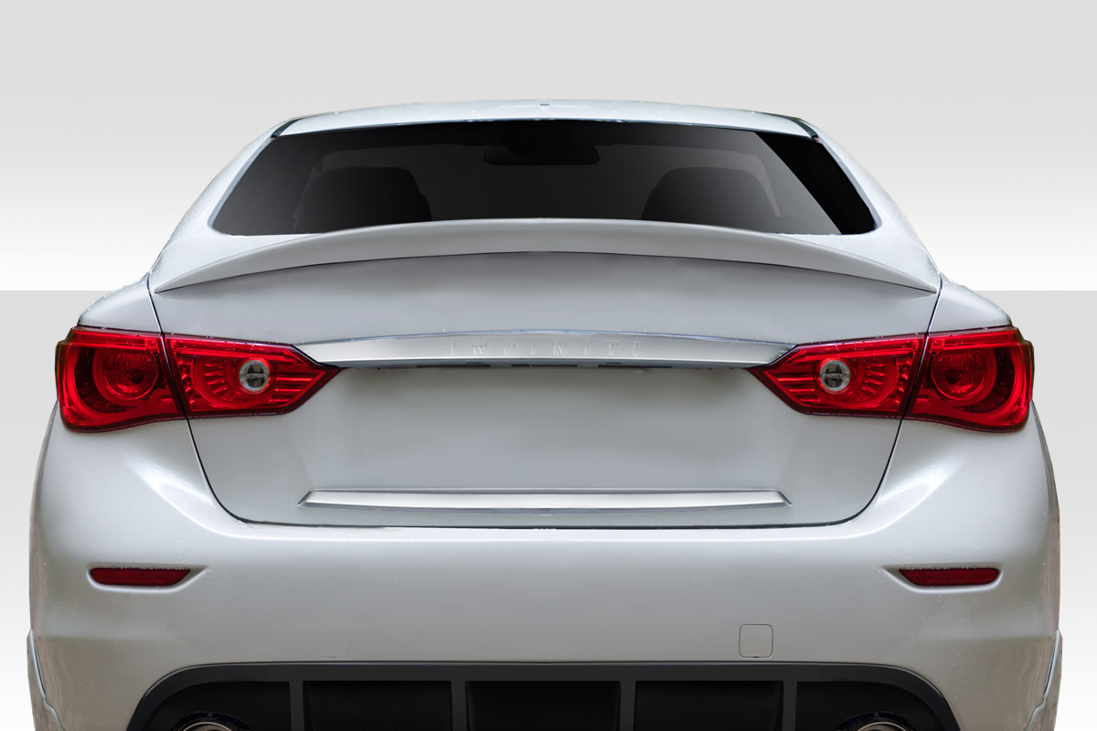 Fiberglass+ Wing Spoiler Body Kit for 2015 Infiniti Q50   - 2014-2019 Infiniti Q50 Duraflex S-Line Wing Spoiler - 1 Piece