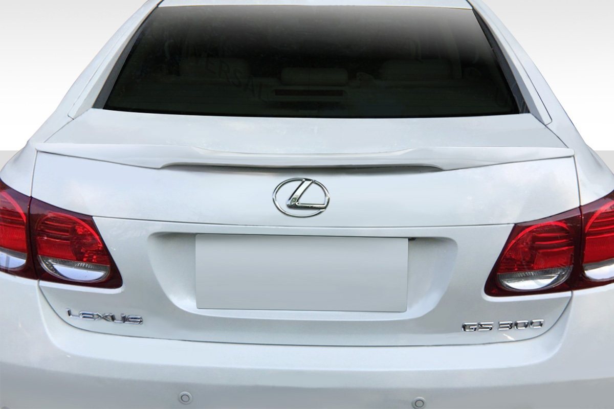 Fiberglass+ Wing Spoiler Body Kit for 2006 Lexus GS   - 2006-2011 Lexus GS Series GS300 GS350 GS430 GS450 GS460 Duraflex A-Spec Wing Spoiler - 1 Piece