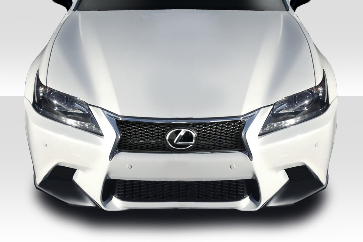 thumbnail image 2 of Front Bumper Lip Splitter Spoiler For Lexus GS-F 2015-2020, Front 2 of 13