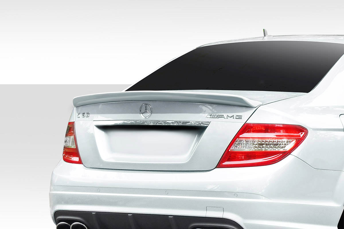 Fiberglass+ Wing Spoiler Body Kit for 2011 Mercedes C Class   - 2008-2014 Mercedes C Class W204 Duraflex AF2 Wing Spoiler - 1 Piece