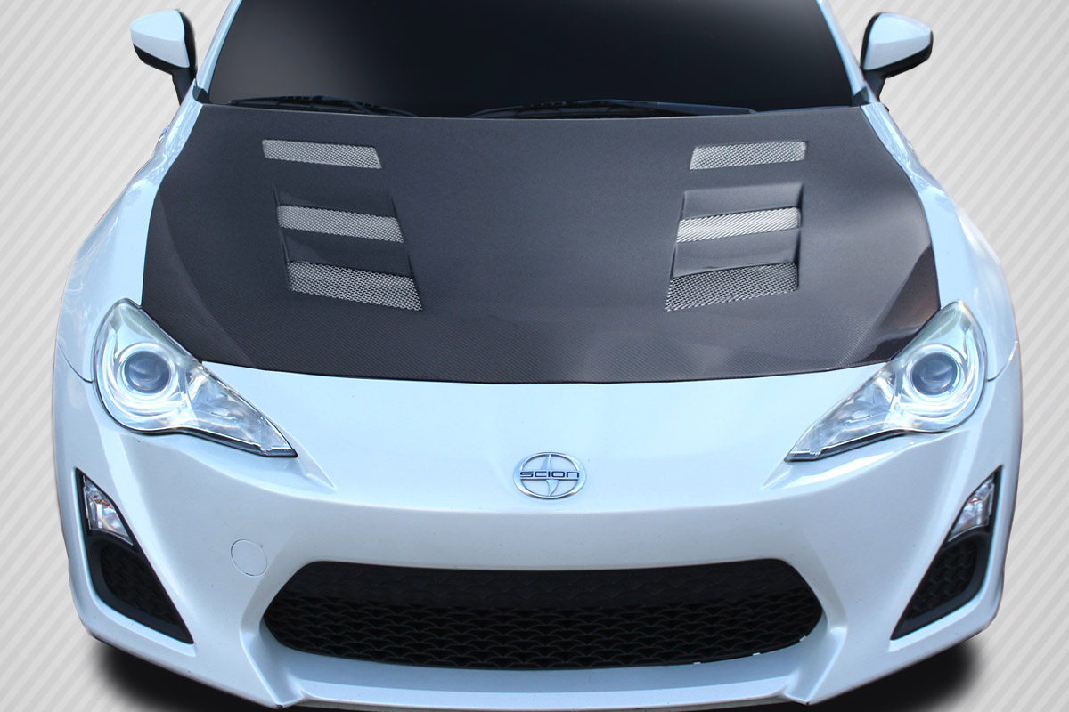 Carbon Fiber Hood Body Kit for 2018 Scion FRS 0  - 2013-2019 Scion FR-S Toyota 86 Subaru BRZ Carbon Creations AMS Hood - 1 Piece