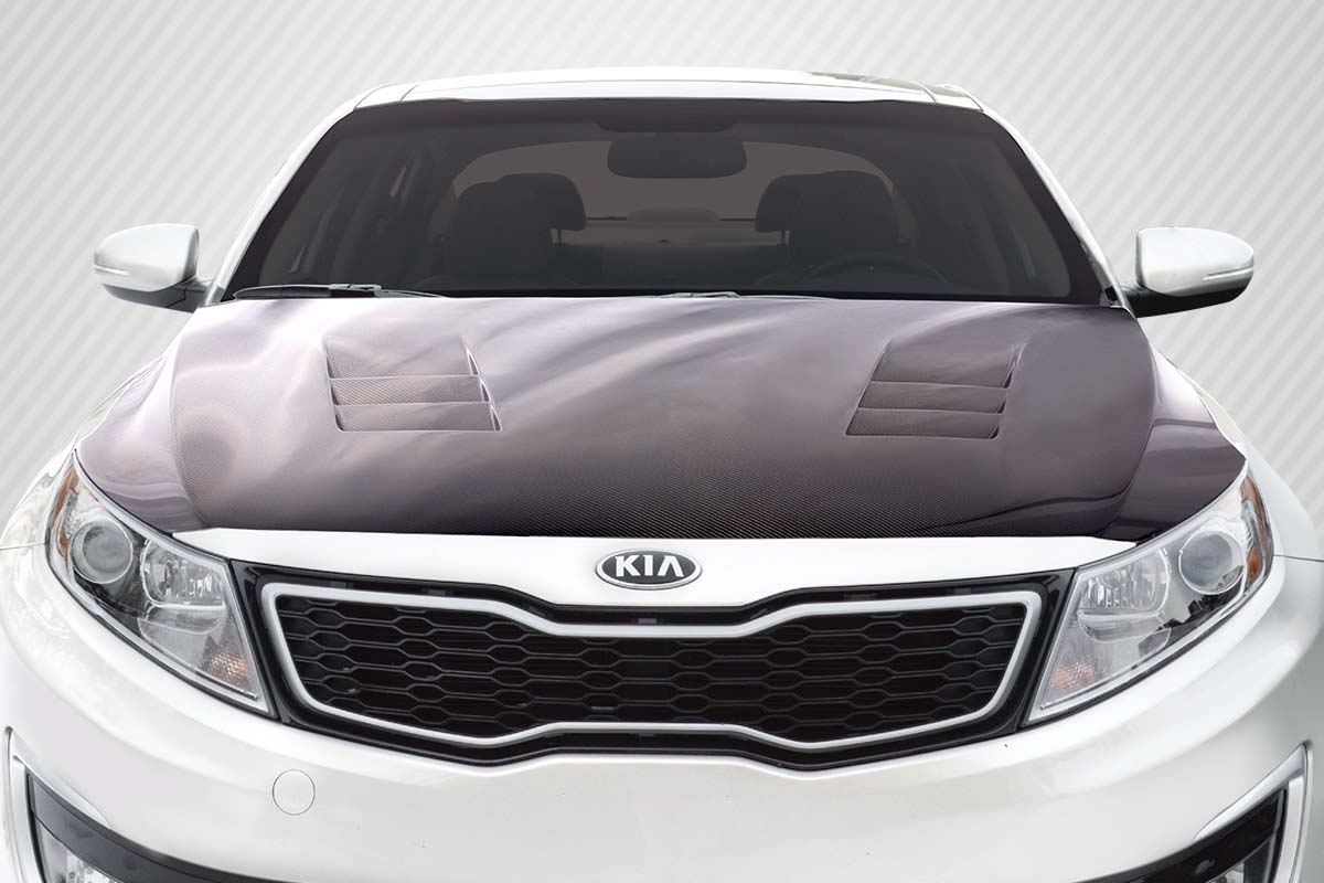 Carbon Fiber Hood Body Kit for 2014 Kia Optima 0  - 2011-2015 Kia Optima Carbon Creations TS-1 Hood - 1 Piece