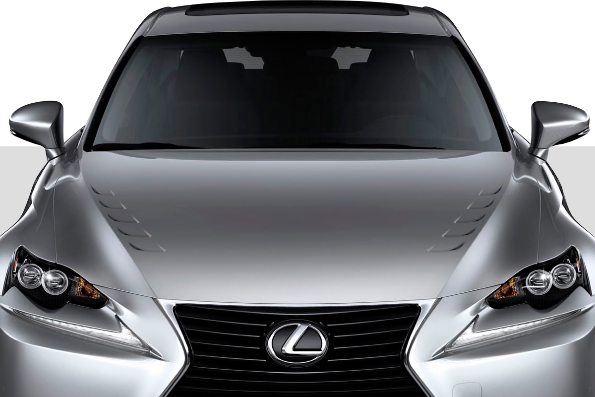 Fiberglass+ Hood Body Kit for 2014 Lexus IS 0  - 2014-2016 Lexus IS Series IS350 IS250 Duraflex Bolt Hood - 1 Piece