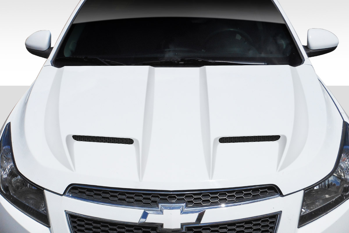 2015 Chevrolet Cruze 0 Fiberglass+ Hood Body Kit - 2011-2015 Chevrolet Cruze Duraflex WS6 Hood - 1 Piece