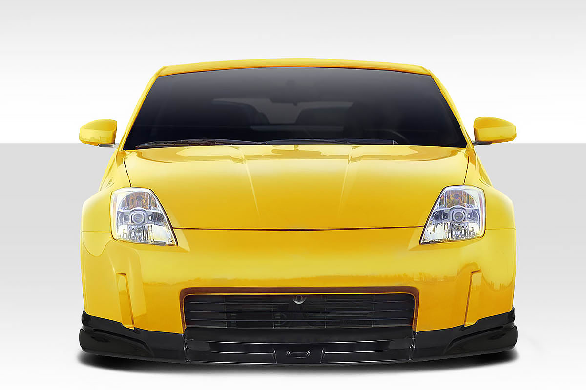 2003 Nissan 350Z 0 Front Lip-Add On Body Kit - 2003-2008 Nissan 350Z Z33 Duraflex C-1 Front Lip Under Spoiler Air Dam - 1 Piece