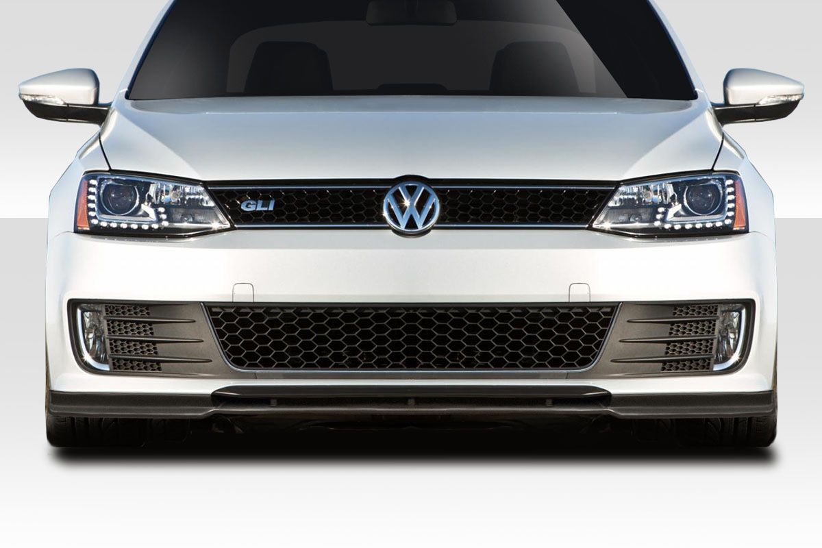 2014 Volkswagen Jetta 0 Fiberglass+ Front Lip-Add On Body Kit - 2011-2014 Volkswagen Jetta GLI Duraflex Speed Front Lip Under Spoiler - 1 Piece