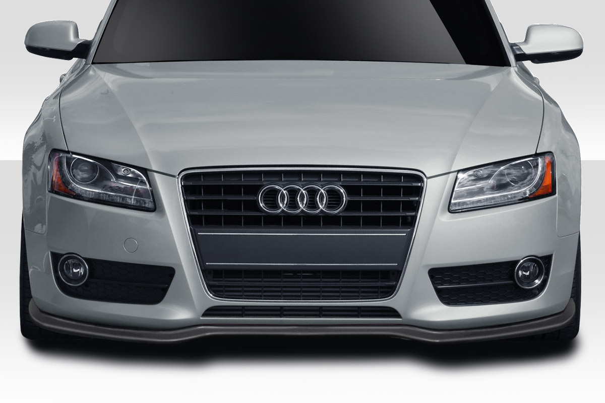 2012 Audi A5 0 Fiberglass+ Front Lip-Add On Body Kit - 2008-2012 Audi A5 S5 Duraflex Speed Front Lip Under Spoiler - 1 Piece