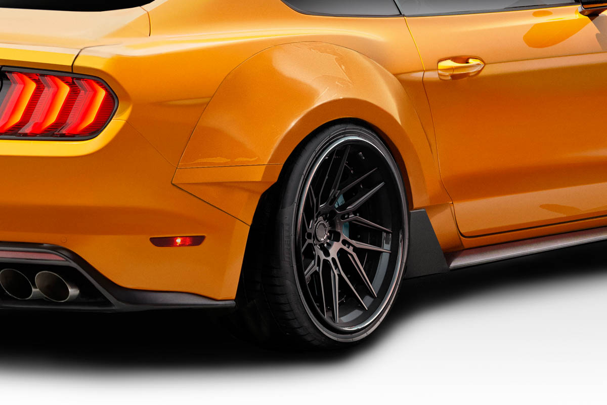 Polyurethane Fender Flare Body Kit for 2019 Ford Mustang 0  - 2015-2019 Ford Mustang Couture Grid Wide Body Rear Fender Flares - 4 piece