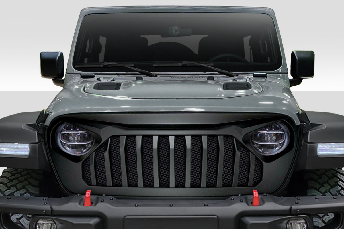 2019-2023 Jeep Wrangler JL Gladiator JT Duraflex Predator Grille - 1 Piece