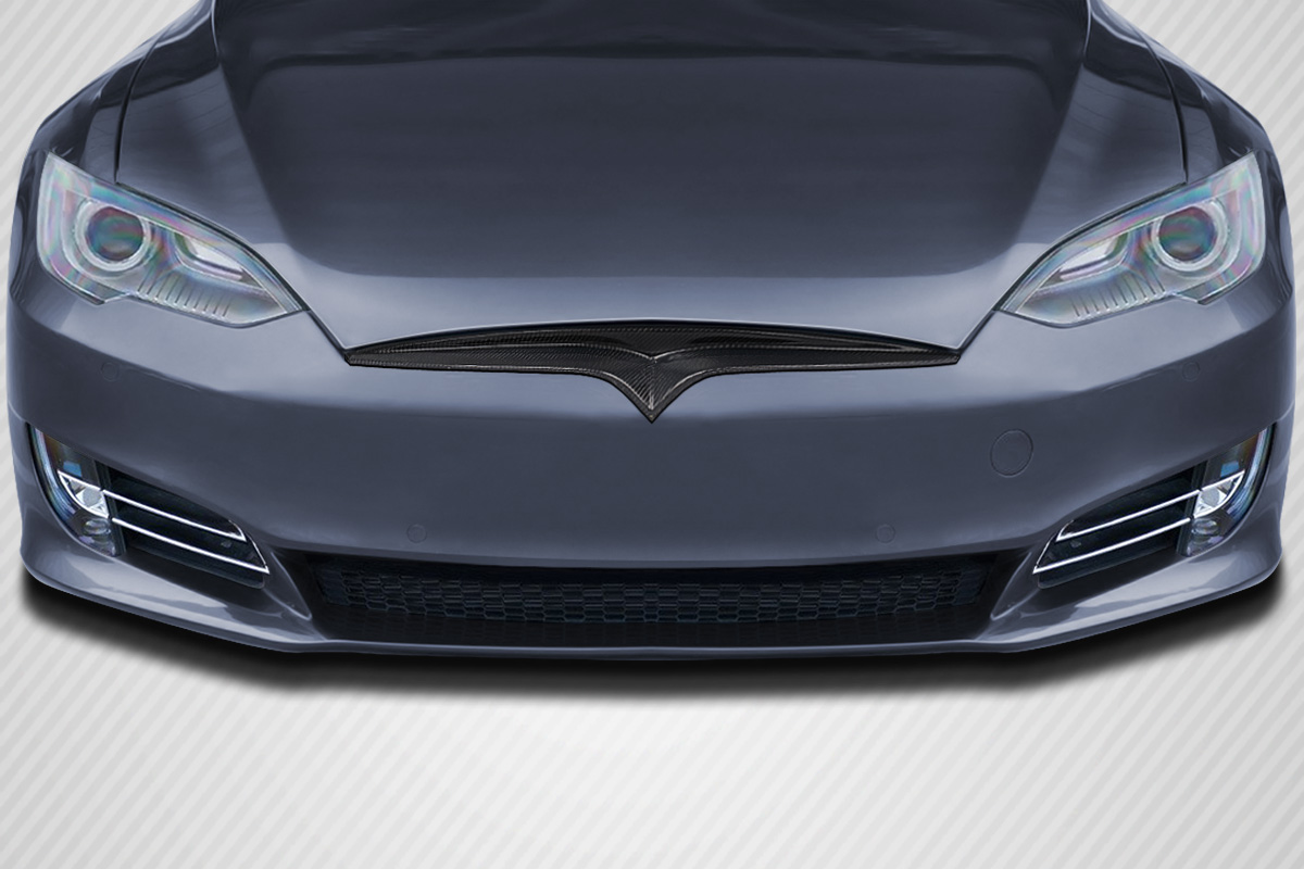 2012-2016.5 Tesla Model S Carbon Creations OEM Facelift Refresh Look Front Grille - 1 Piece