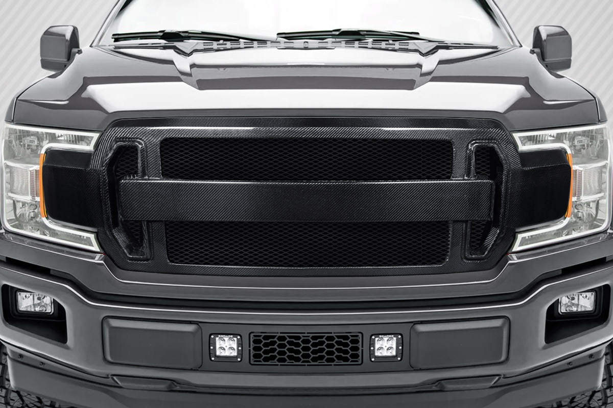 2018-2020 Ford F-150 Carbon Creations Rocky Grille - 1 Piece