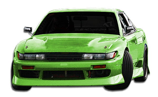 1989-1994 Nissan 240SX S13 Duraflex Silvia S13 Conversion B-Sport Kit - 4 Piece - Includes S13 Conversion B-Sport Front Bumper Cover (104318) S13 Conversion M-1 Sport Fenders (100877) S13 Conversion M-1 Sport Hood (102203)