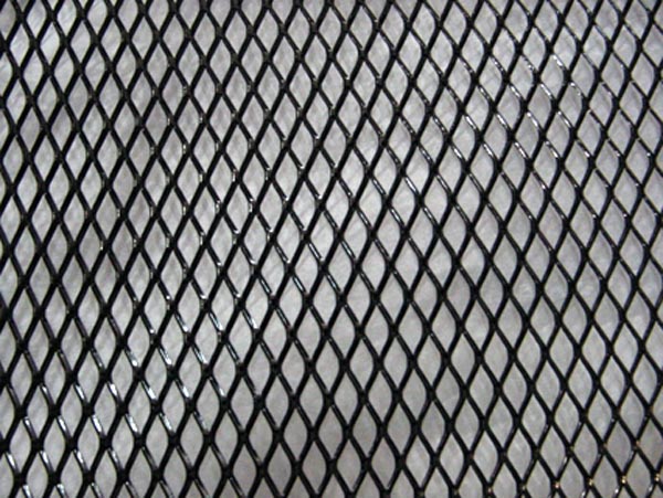 Diamond Cut Mesh Grille (black) - 2 Piece