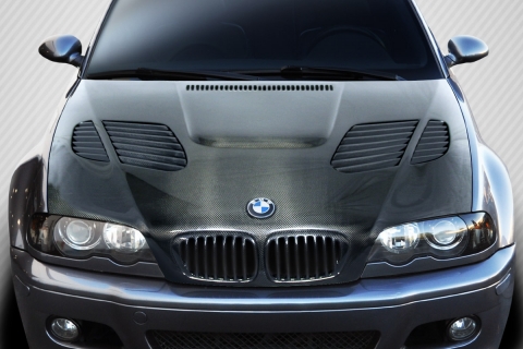 Bienvenido a Extreme Dimensions :: Artículo de inventario :: 2001-2006 BMW M3 E46 2DR Carbon Creations DriTech GTR Hood - 1 pieza