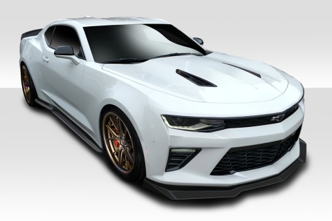 Extreme Dimensions Duraflex Replacement for 2016-2018 Chevrolet Camaro V8 Grid Front Splitters 2 Piece