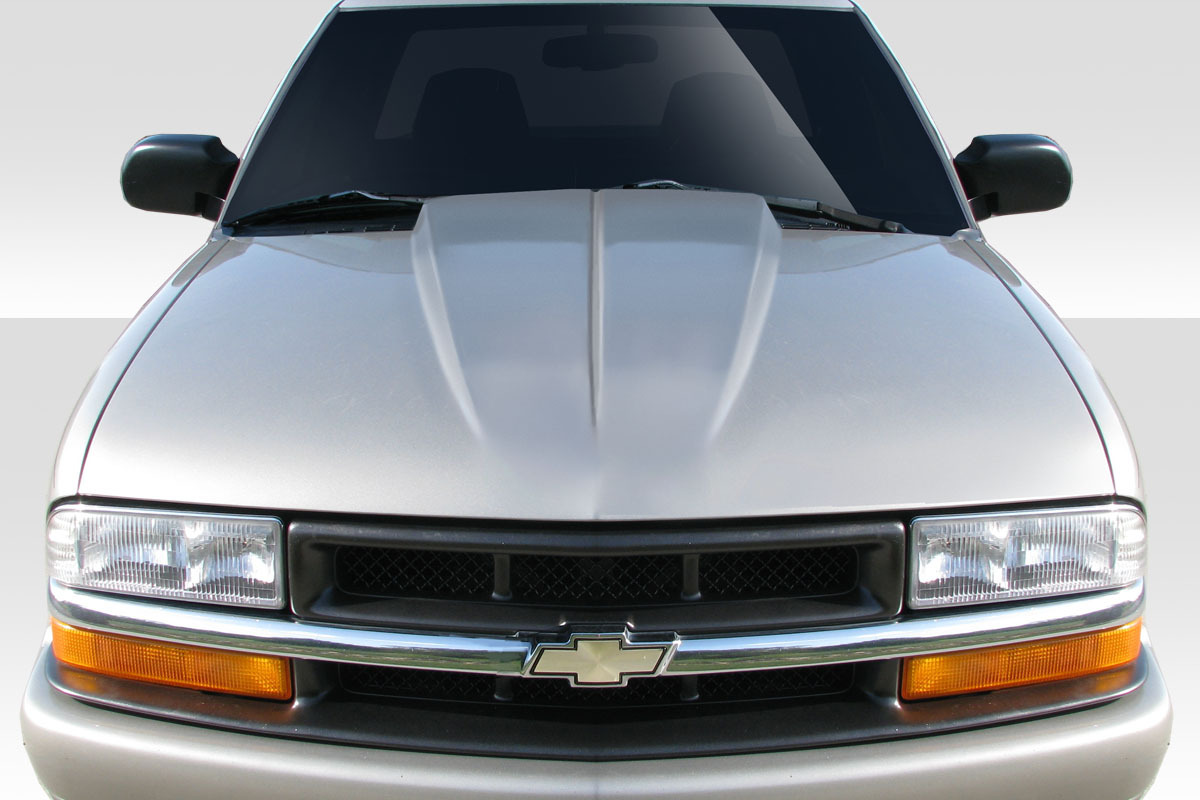 For Chevy Blazer 1995-2004 Duraflex Ram Air Style Fiberglass Hood Unpainted