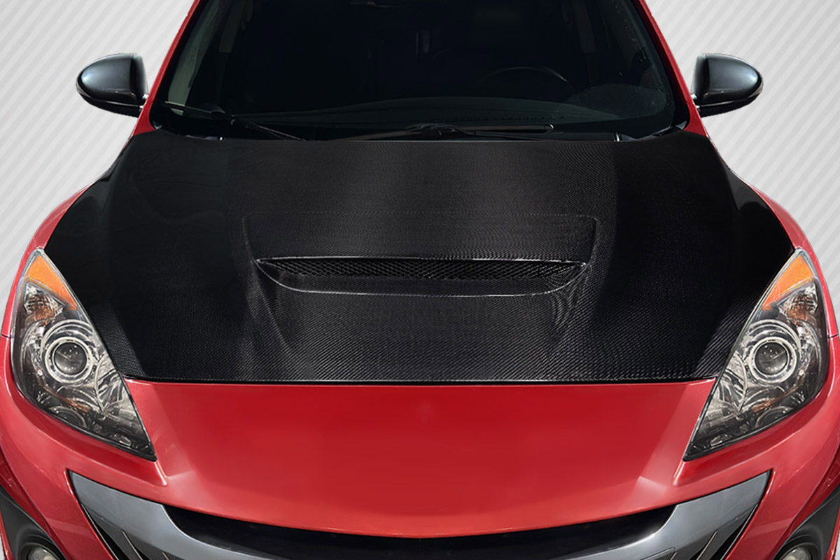 オーバーヒート商品③ 10-13 Mazda Mazdaspeed 3 OEM Look Carbon Fiber Creations Body Kit