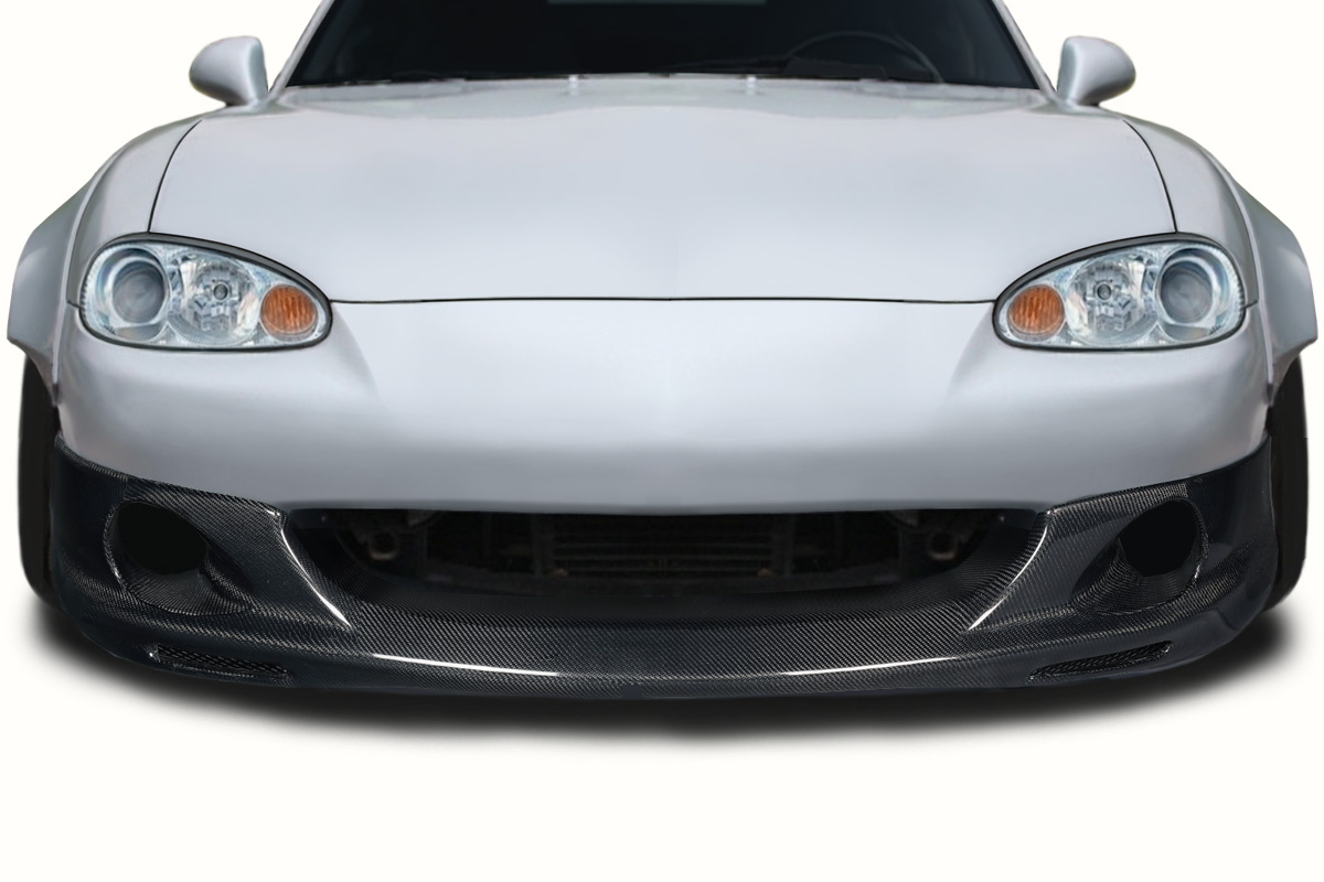 01-05 Mazda Miata OEM Look Carbon Fiber Front Bumper Lip Body Kit 119039 |  eBay